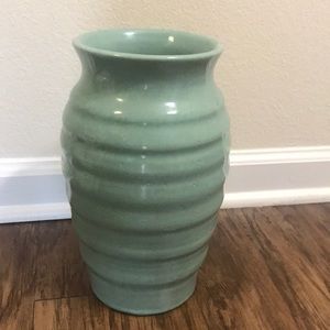 Beautiful Pottery (sea green vase)